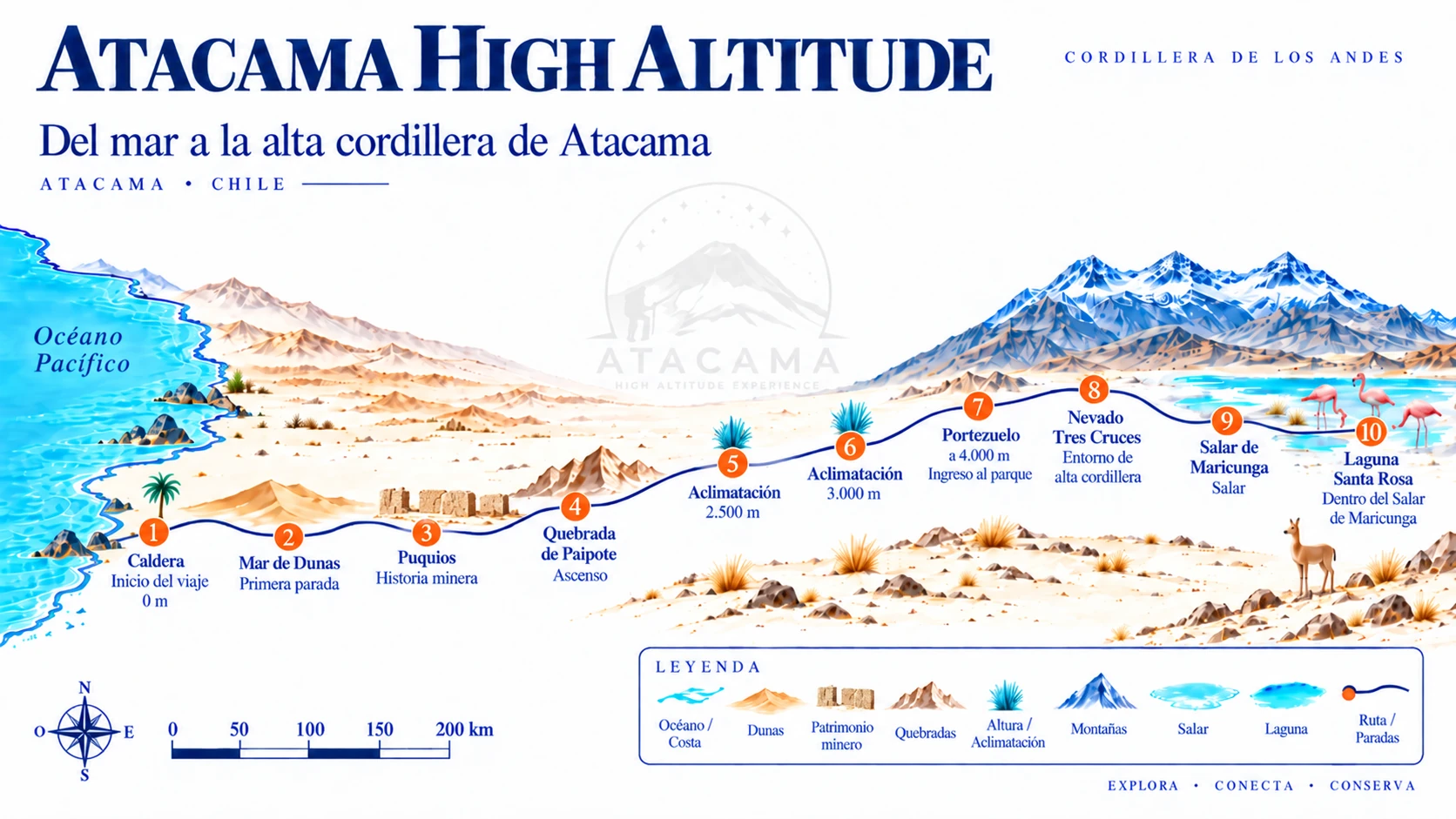 Mapa de Atacama High Altitude